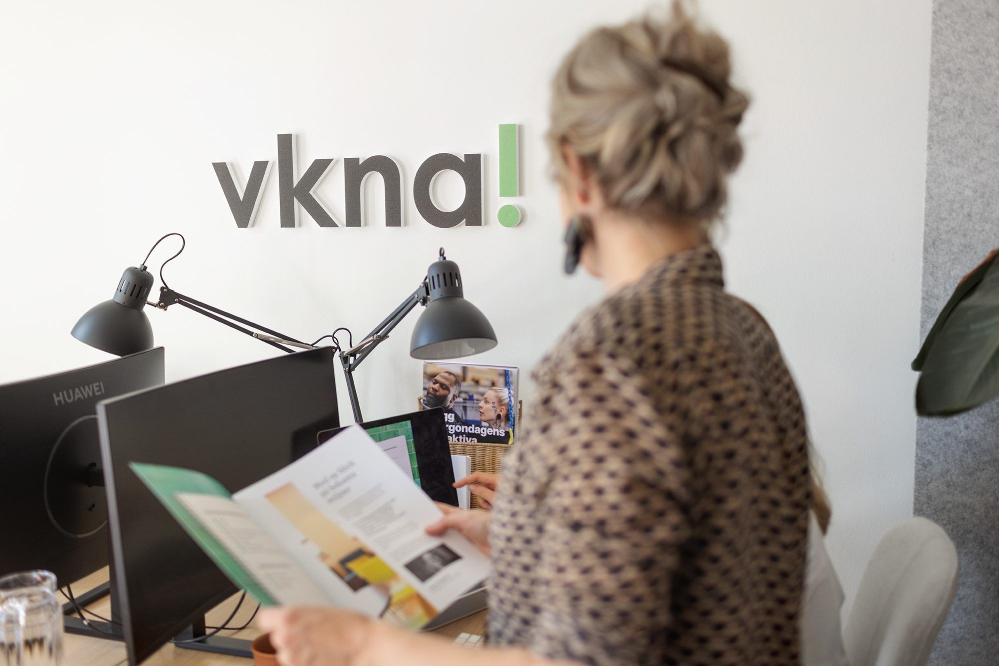 Linn på Vkna:s kontor.